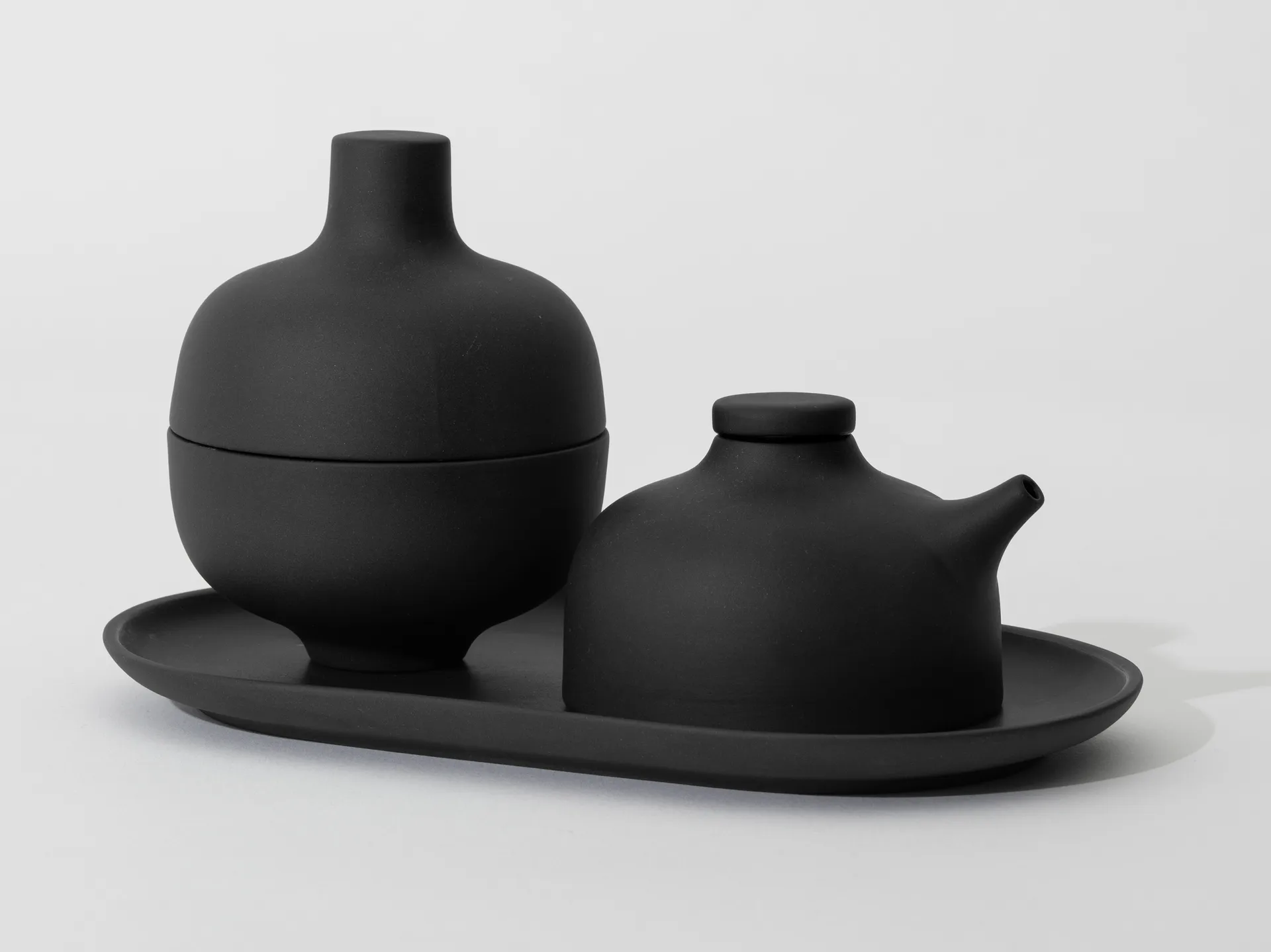 샌드 접시 오벌 12.5x20 cm, Black clay Design House Stockholm | 디자인하우스스톡홀름