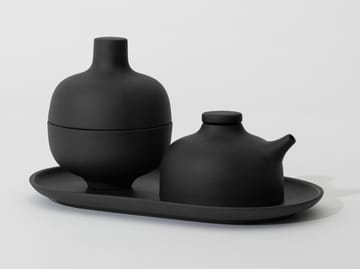 샌드 접시 오벌 12.5x20 cm - Black clay - Design House Stockholm | 디자인하우스스톡홀름