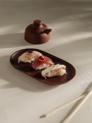샌드 접시 오벌 12.5x20 cm - Red clay - Design House Stockholm | 디자인하우스스톡홀름