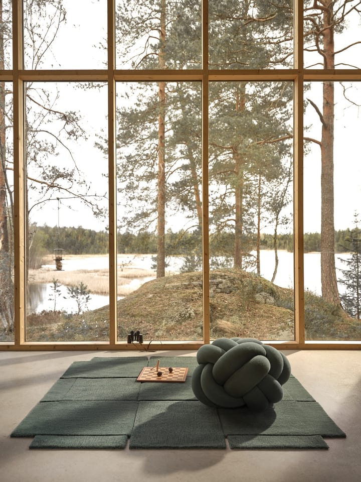 바스켓 러그, 그린 - 180x180 cm - Design House Stockholm | 디자인하우스스톡홀름