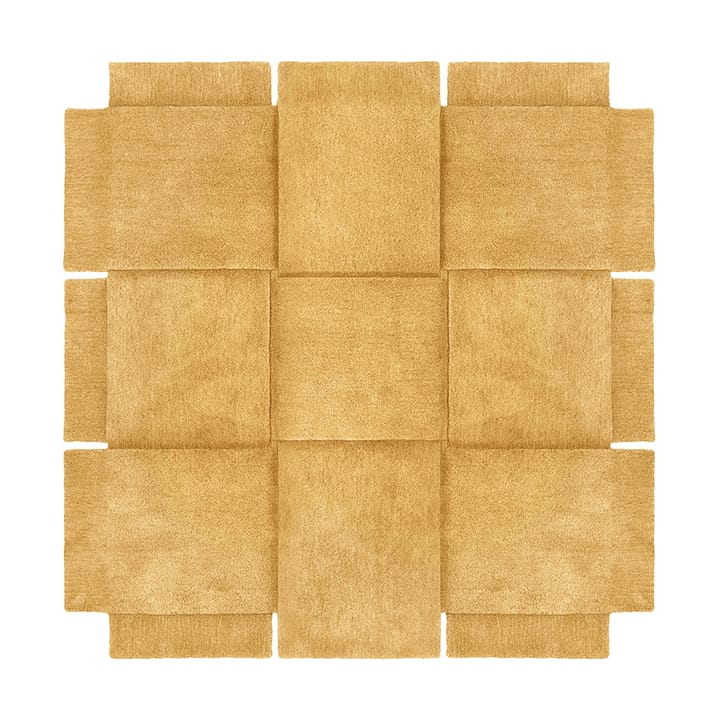 바스켓 러그 옐로우 오크르 - 180x180 cm - Design House Stockholm | 디자인하우스스톡홀름