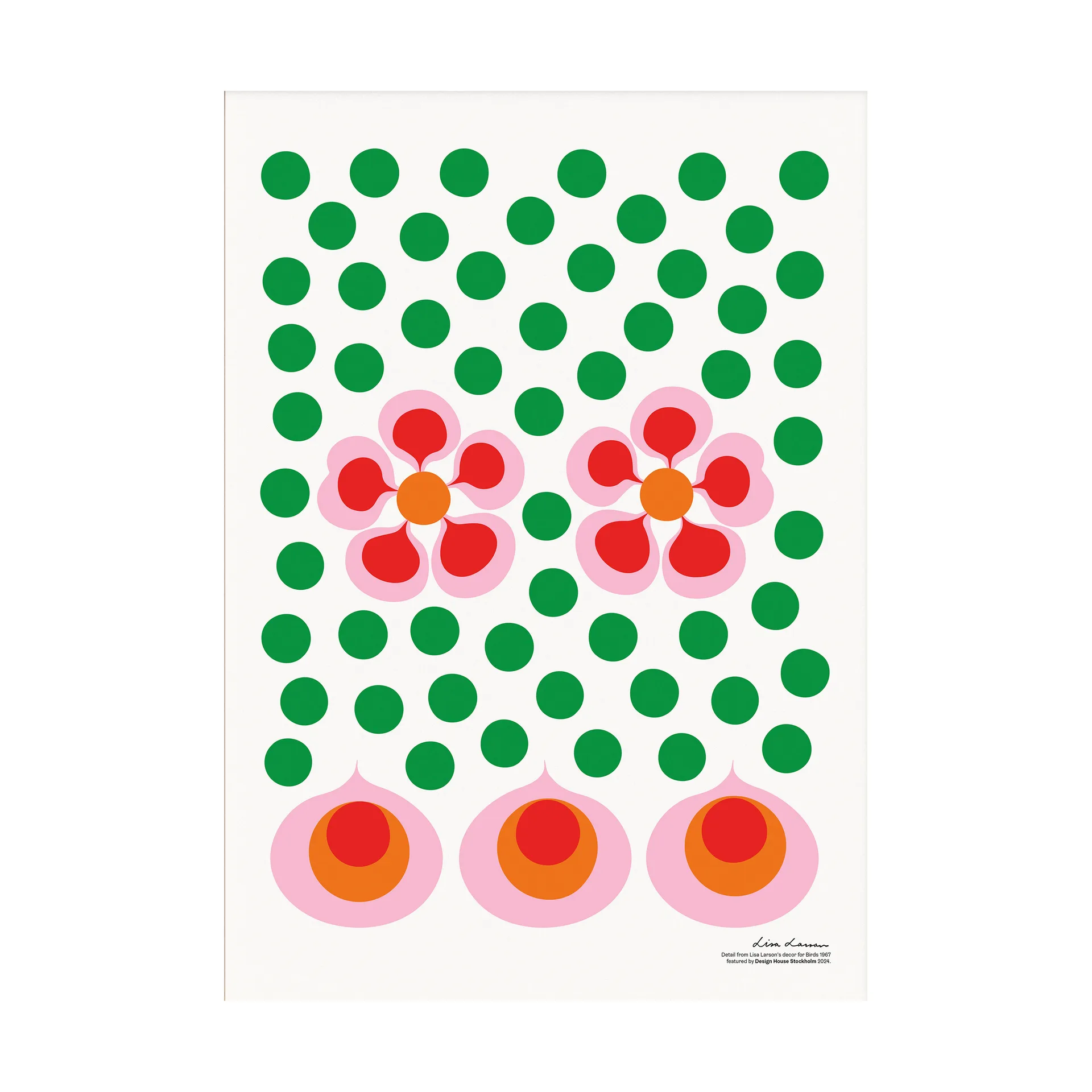 새들 1967 포스터 50x70 cm, No. 6 Design House Stockholm | 디자인하우스스톡홀름