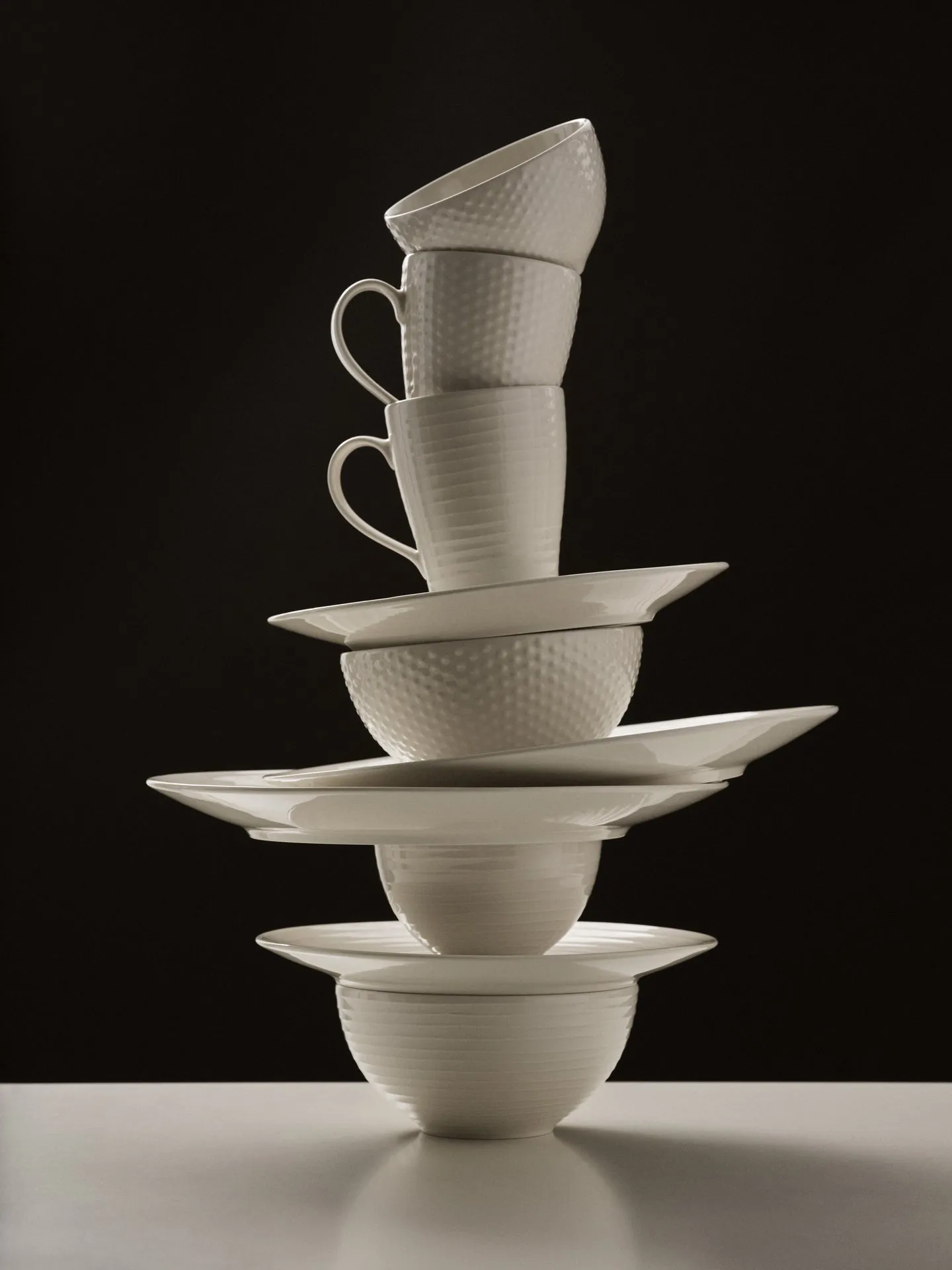 블론드 디너 접시 28 cm, stripe white Design House Stockholm | 디자인하우스스톡홀름