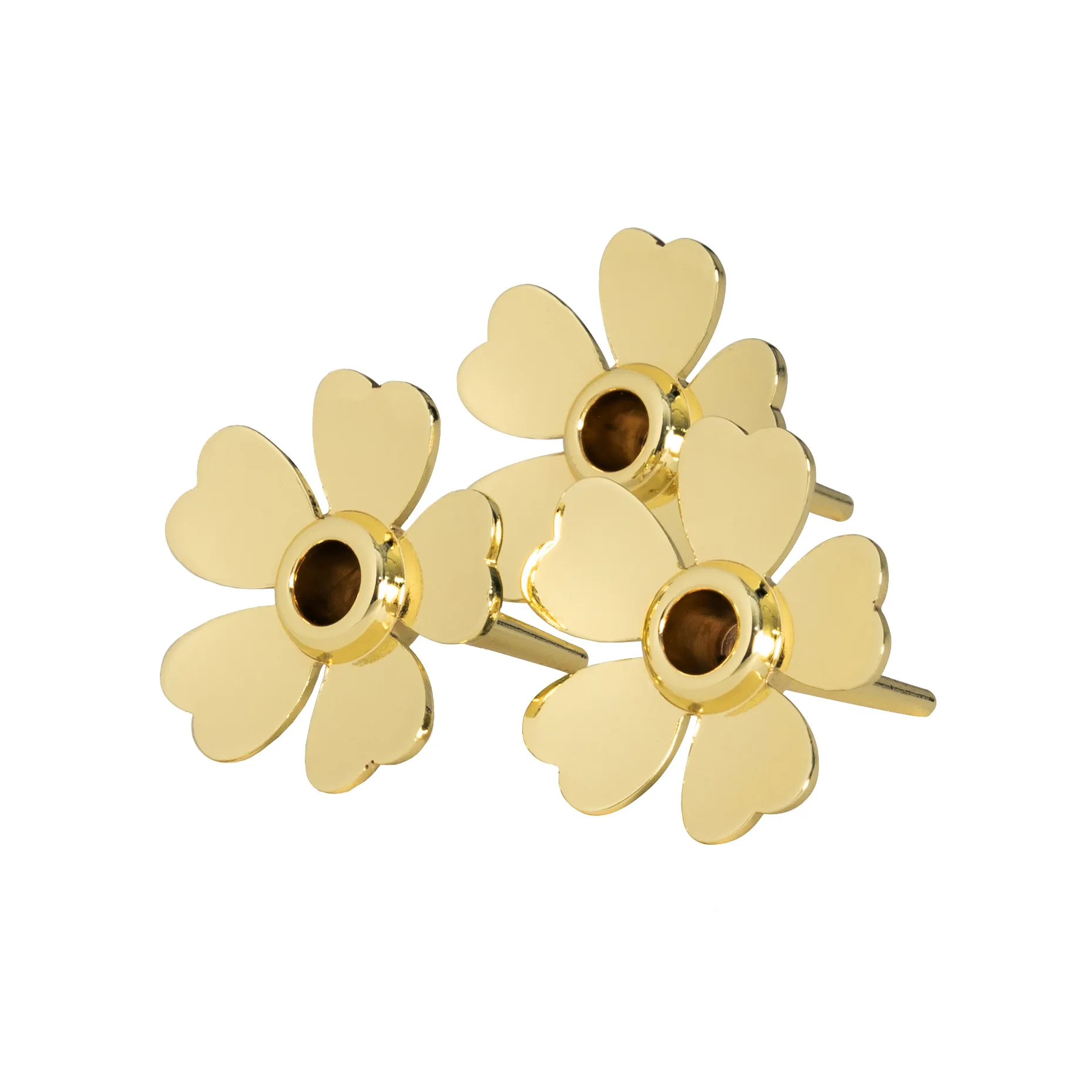 미 투 유 캔들홀더 3개 세트, Gold Design House Stockholm | 디자인하우스스톡홀름