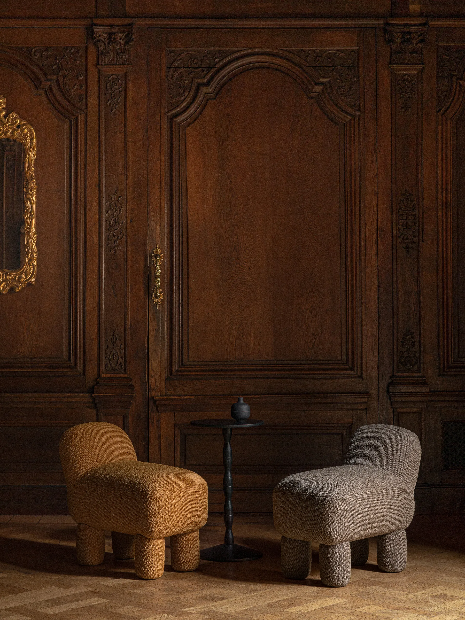 페디스탈 테이블 Ø31x67.5 cm, Black Design House Stockholm | 디자인하우스스톡홀름