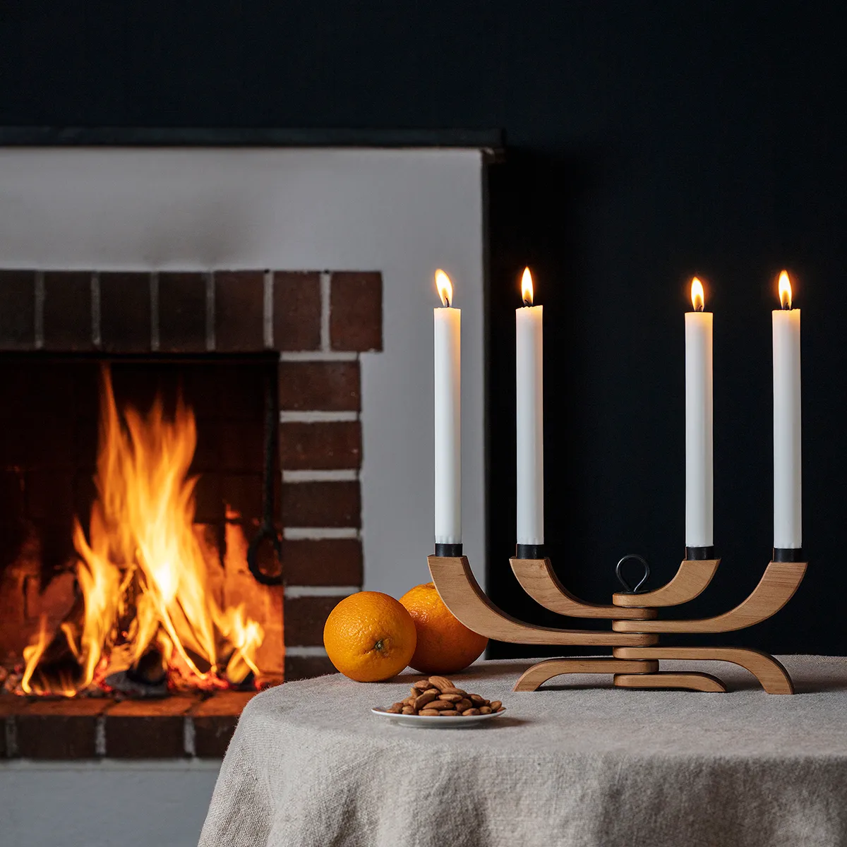 노르딕 라이트 캔들홀더 4암, oak Design House Stockholm | 디자인하우스스톡홀름