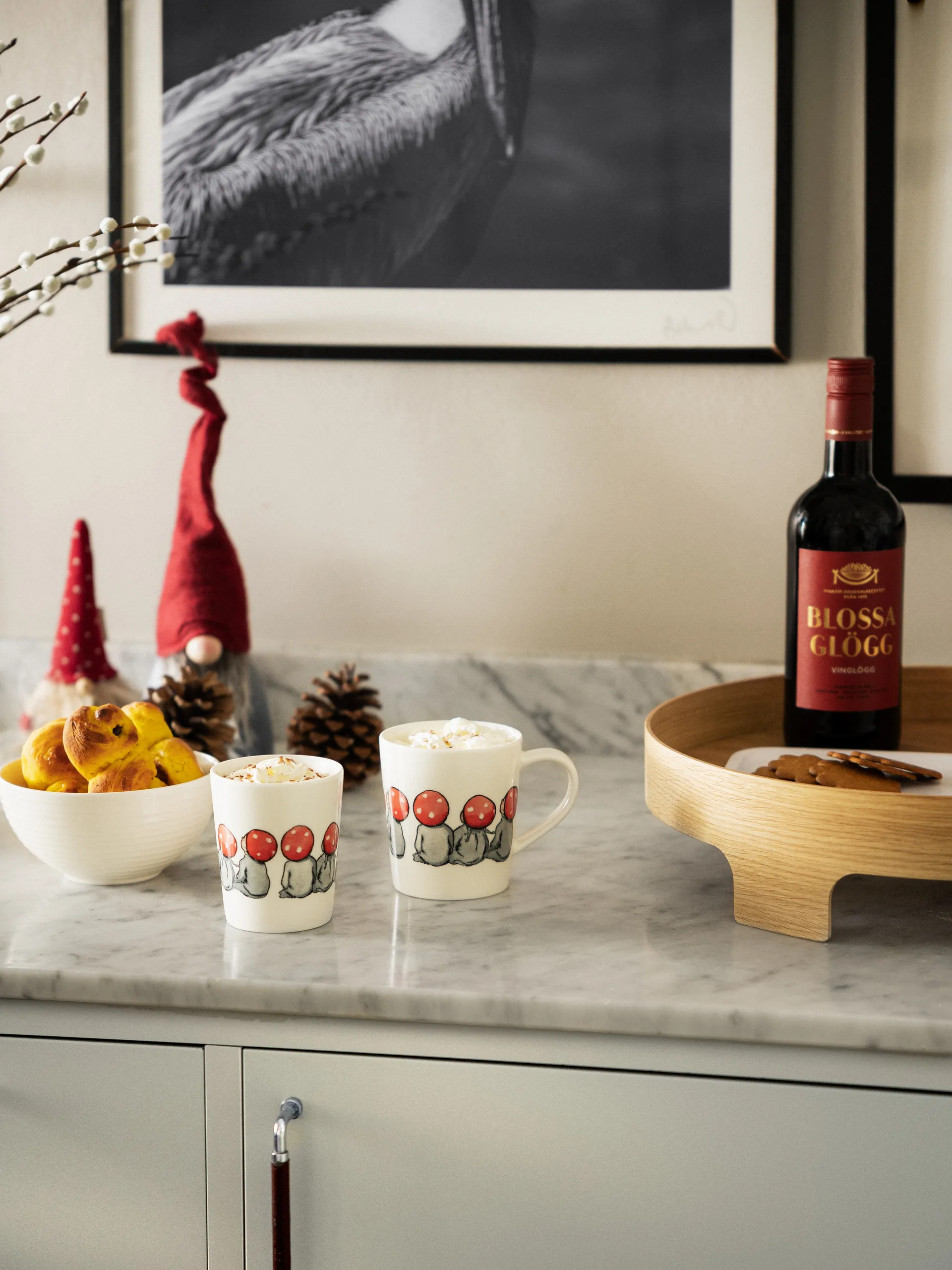 칠드런 오브 더 포레스트 머그 & 핸들 40 cl, White Design House Stockholm | 디자인하우스스톡홀름