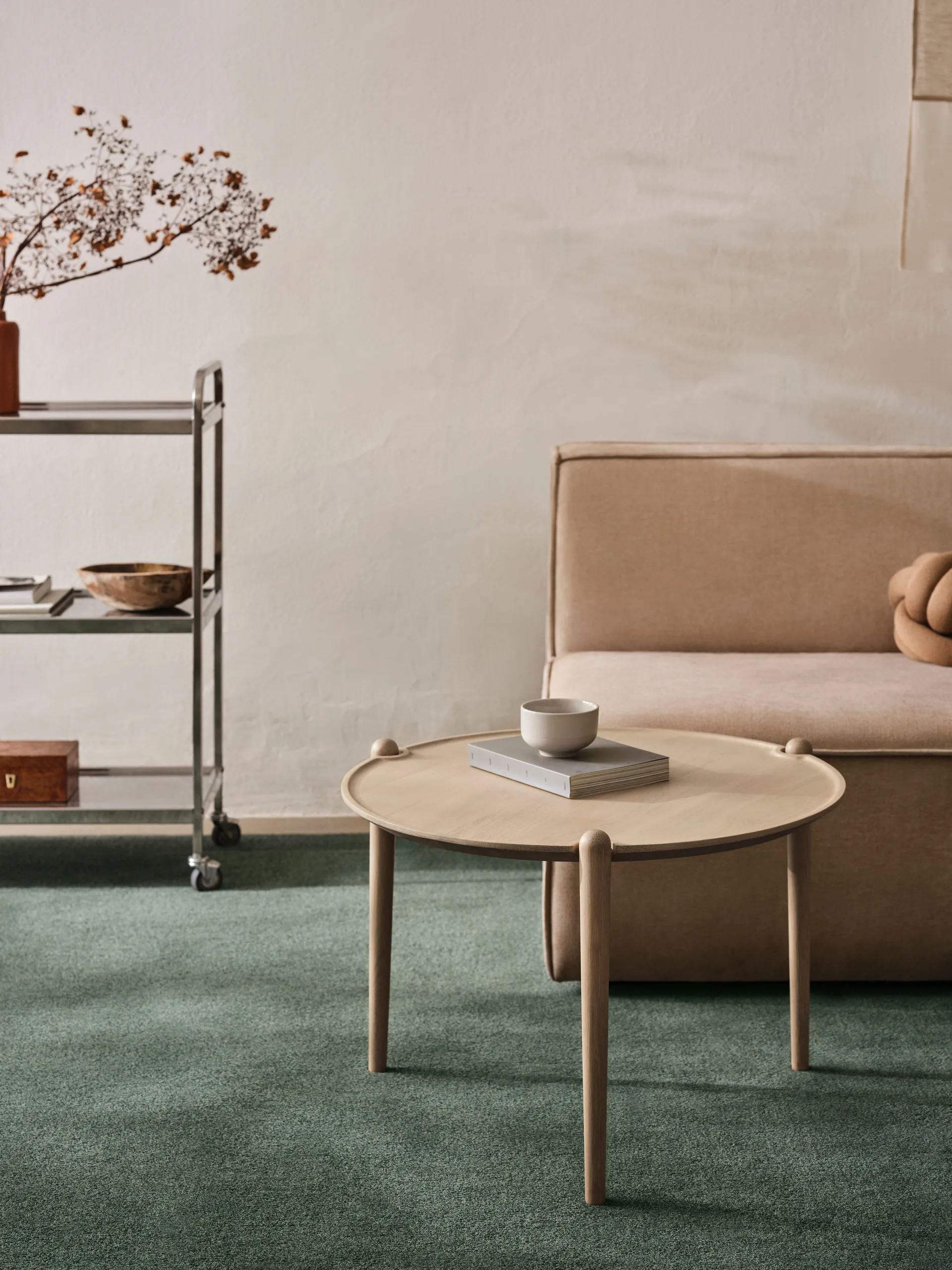 아리아 커피 테이블 하이 46 cm, Light oak Design House Stockholm | 디자인하우스스톡홀름