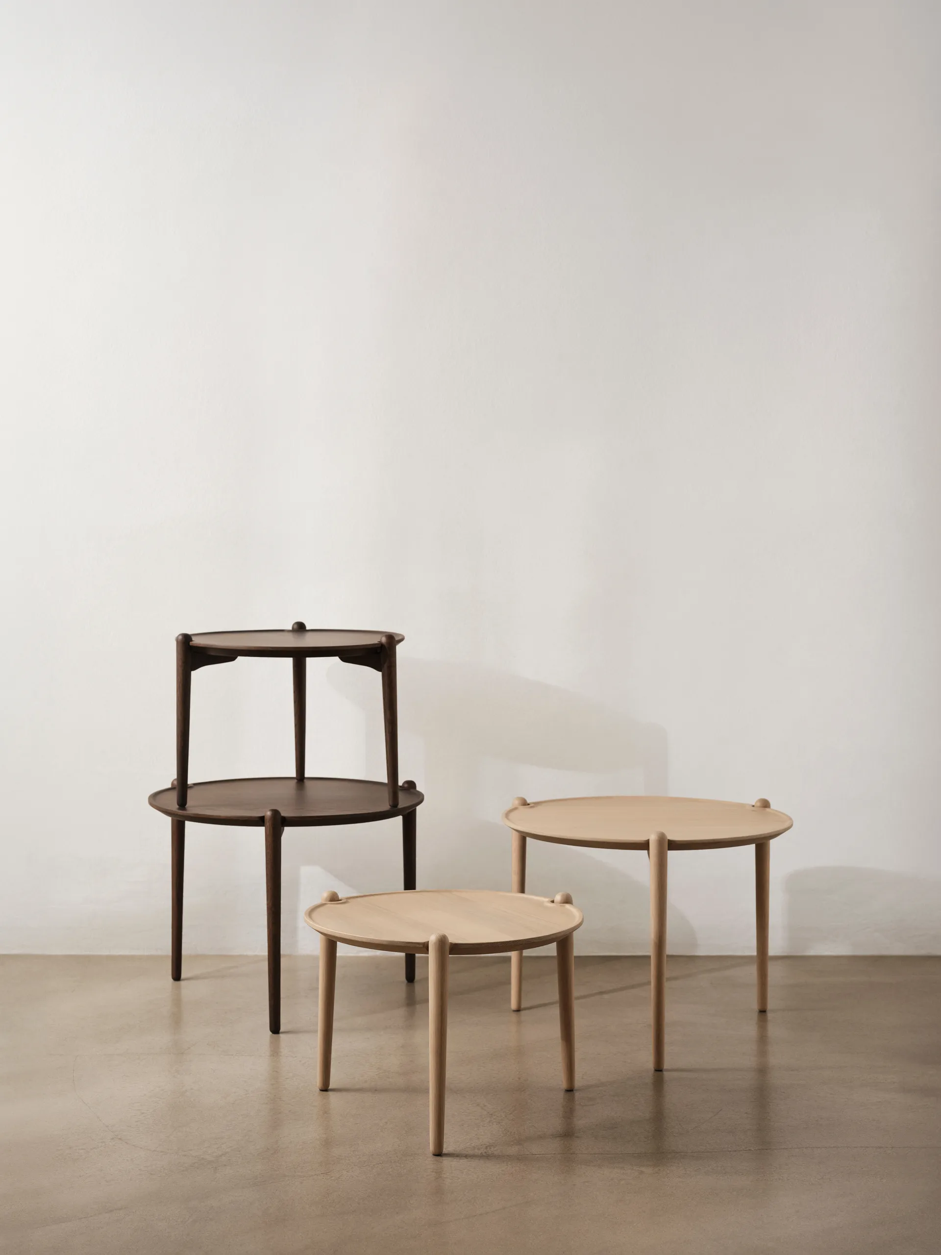 아리아 커피 테이블 하이 46 cm, Light oak Design House Stockholm | 디자인하우스스톡홀름