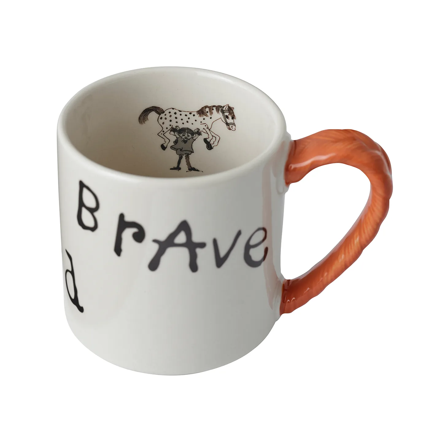 Astrid Lindgren 삐삐 기념일 머그 20 cl, Strong Kind Brave Design House Stockholm | 디자인하우스스톡홀름