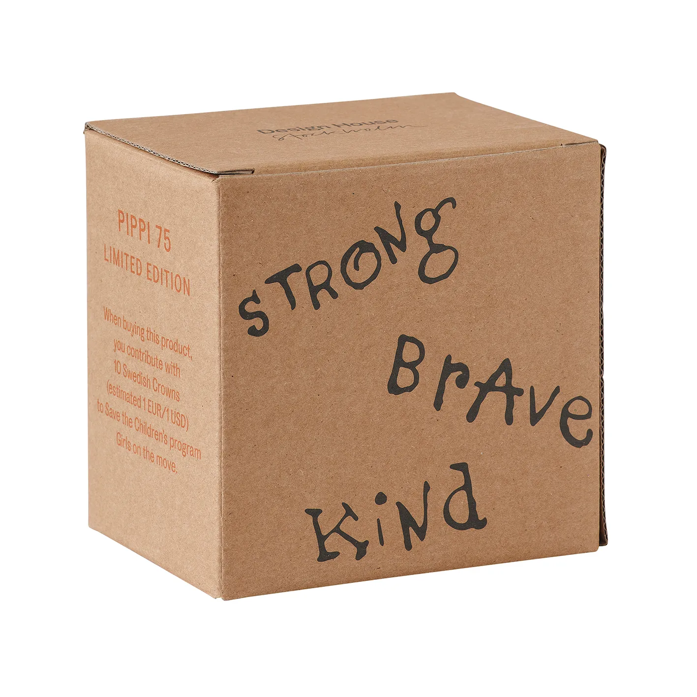 Astrid Lindgren 삐삐 기념일 머그 20 cl, Strong Kind Brave Design House Stockholm | 디자인하우스스톡홀름