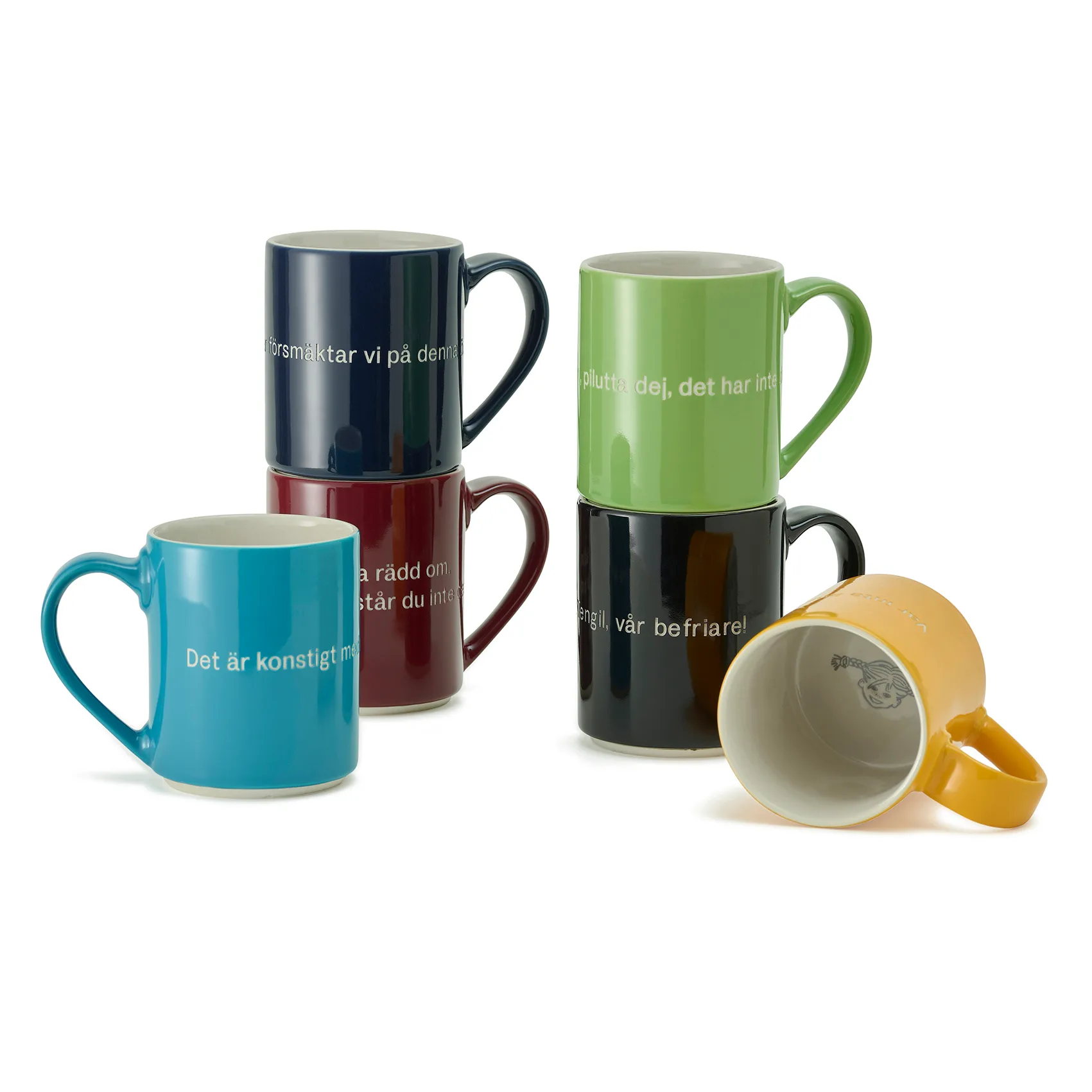 Astrid Lindgren 스웨덴어 레터링 머그 4, Swedish text Design House Stockholm | 디자인하우스스톡홀름