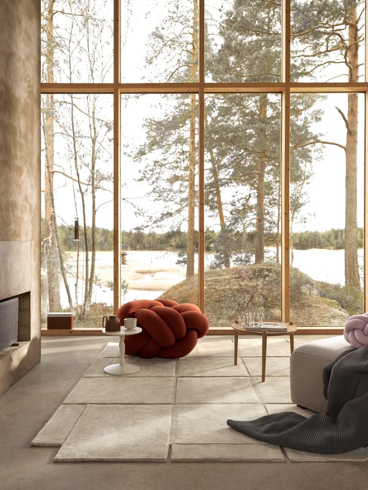 바스켓 러그 beige - 245x245 cm - Design House Stockholm | 디자인하우스스톡홀름