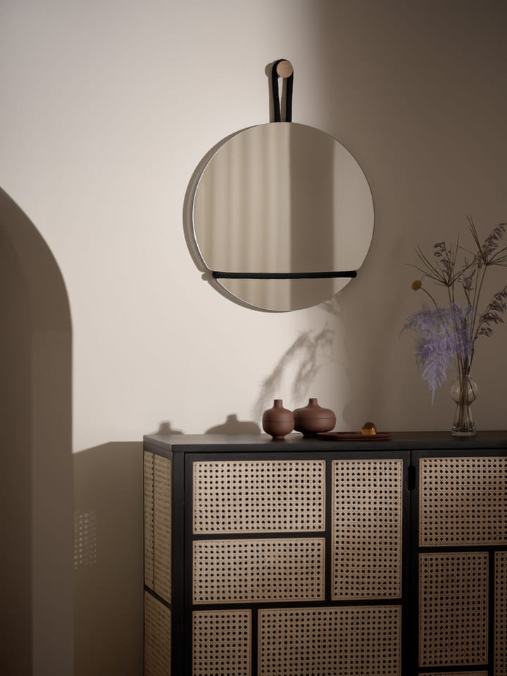 랏소 거울 원형, clear-black Design House Stockholm | 디자인하우스스톡홀름