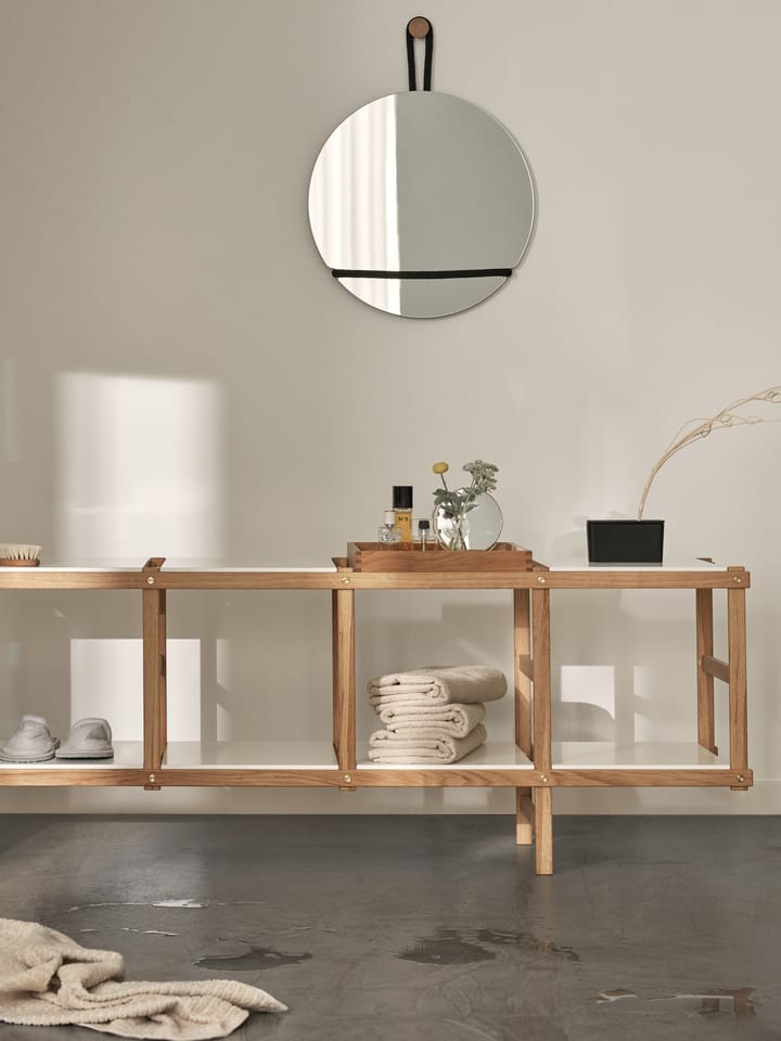 랏소 거울 원형, clear-black Design House Stockholm | 디자인하우스스톡홀름