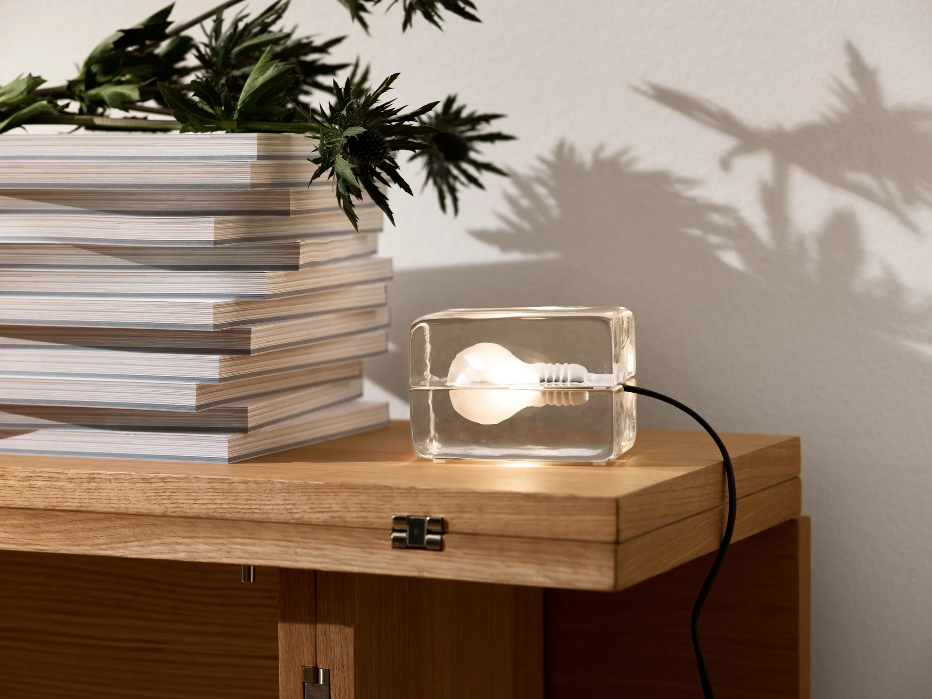 블록 테이블 조명 미니, clear Design House Stockholm | 디자인하우스스톡홀름