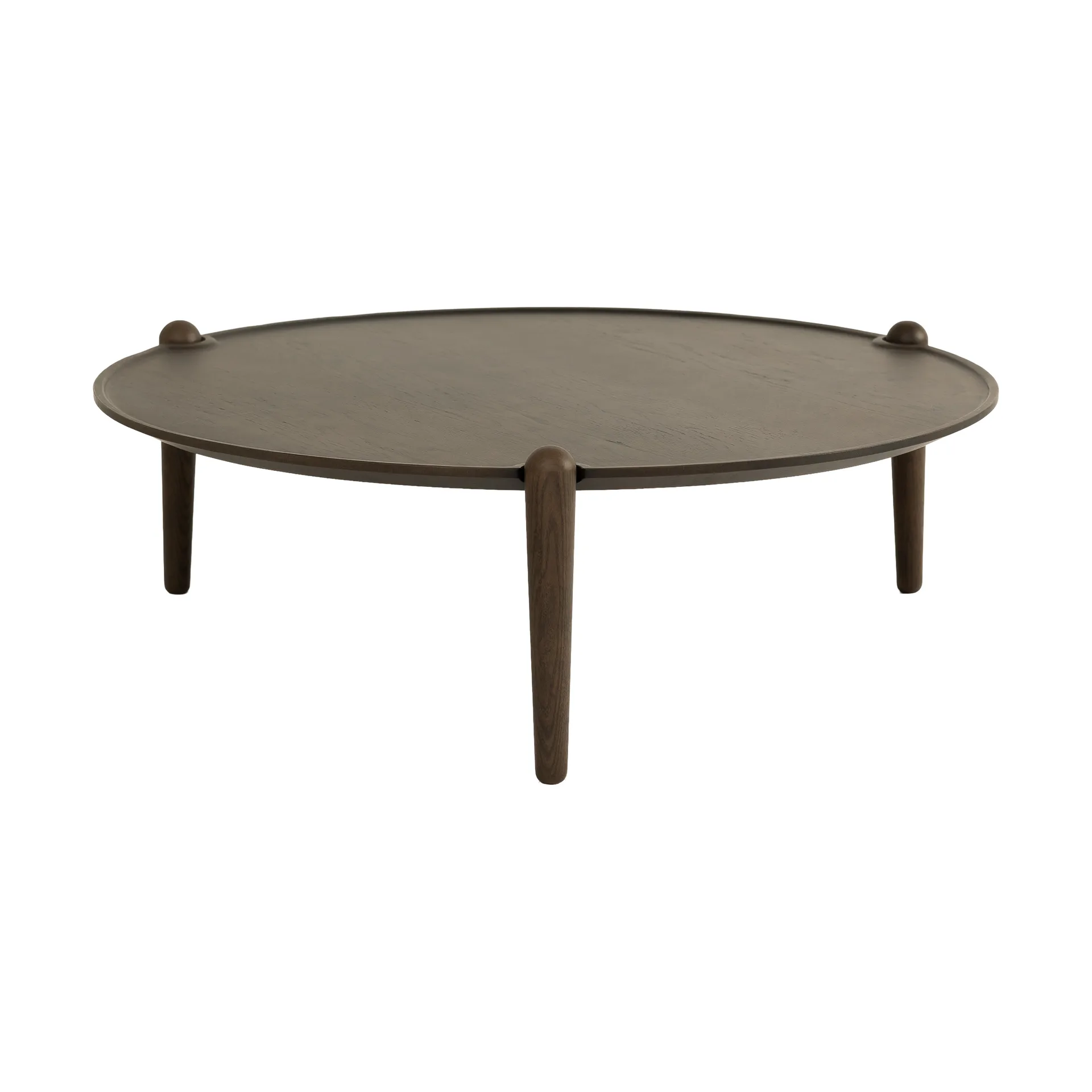 아리아 커피 테이블, Dark oak, Ø90x30 cm Design House Stockholm | 디자인하우스스톡홀름