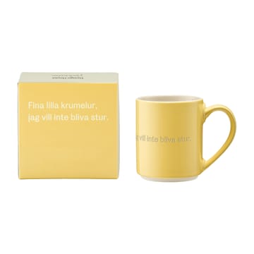 아스트리드 린드그렌 머그. fina lilla krumelur - Swedish text - Design House Stockholm | 디자인하우스스톡홀름