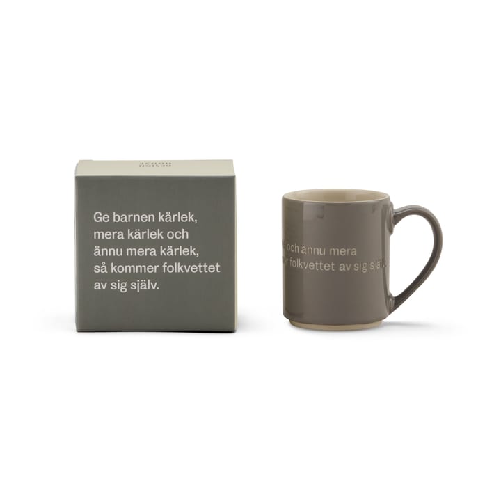 아스트리드 린드그렌 머그, give the kids 러브, grey-swedish Design House Stockholm | 디자인하우스스톡홀름