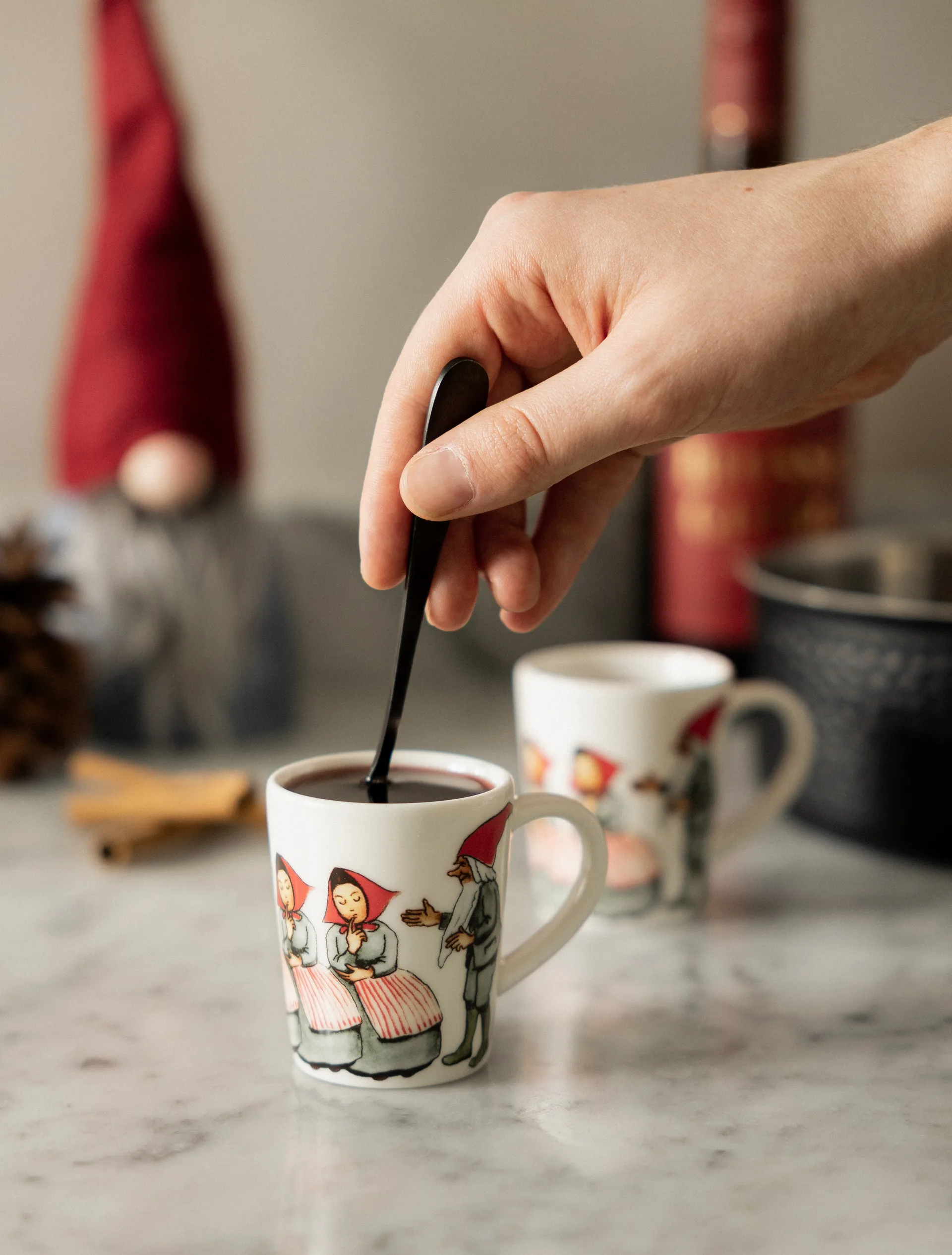 엘프 패밀리 glögg 머그 2팩, 10 cl Design House Stockholm | 디자인하우스스톡홀름