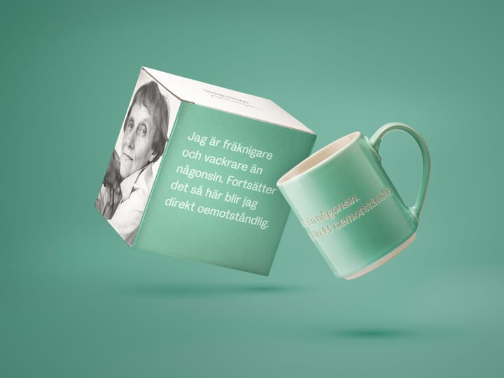 아스트리드 린드그렌 머그, I'm cooler, green-swedish Design House Stockholm | 디자인하우스스톡홀름