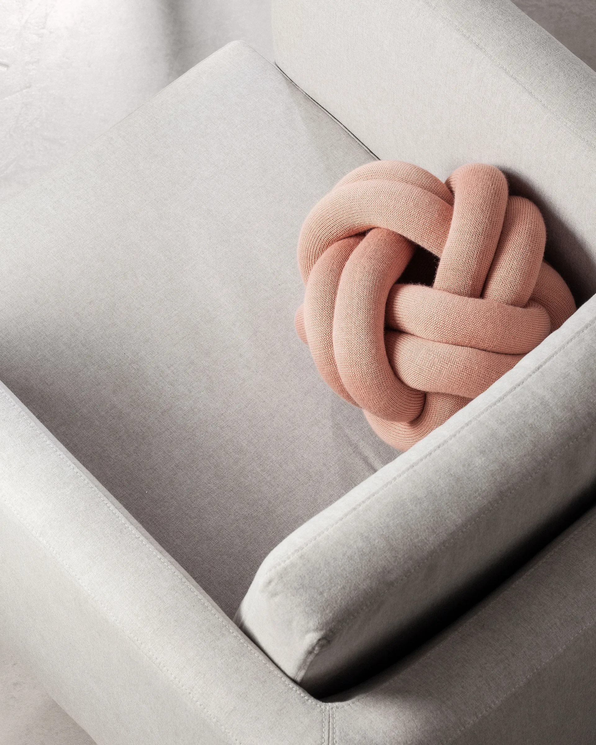 Knot 베개 (매듭쿠션), Dusty pink Design House Stockholm | 디자인하우스스톡홀름