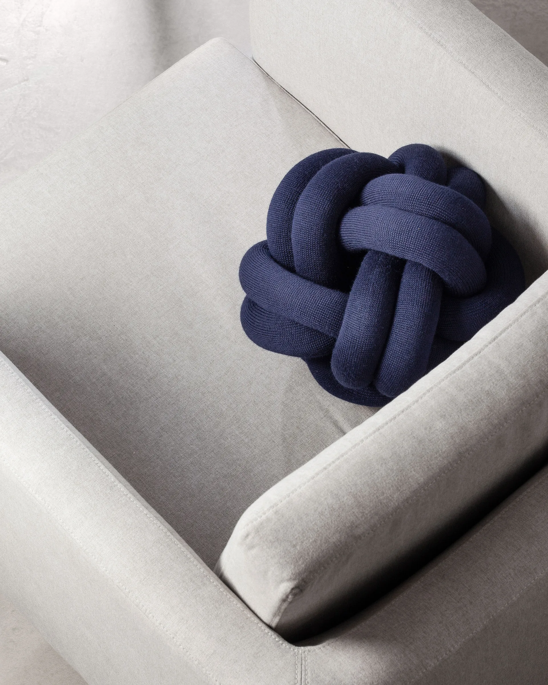 Knot 베개 (매듭쿠션), marine blue Design House Stockholm | 디자인하우스스톡홀름