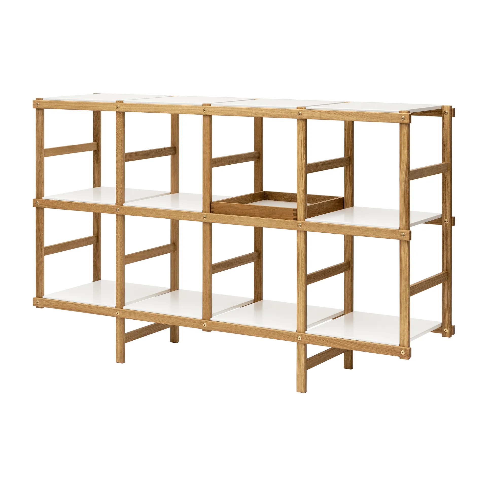 프레임 선반 M 154 cm, oak-white Design House Stockholm | 디자인하우스스톡홀름