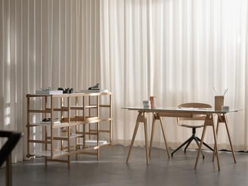프레임 선반 M 154 cm - oak-white - Design House Stockholm | 디자인하우스스톡홀름