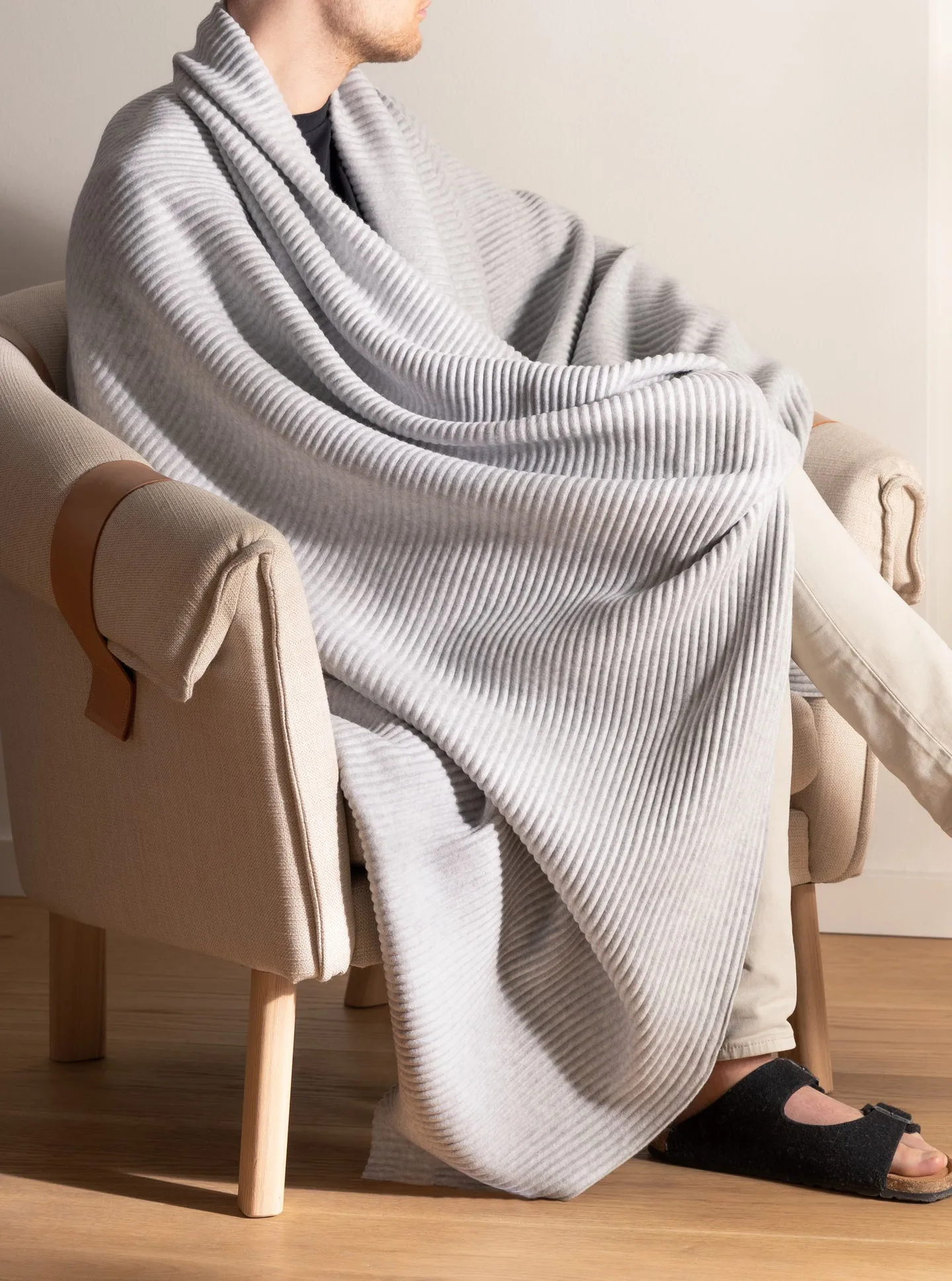 Pleece 스로우 140x160 cm, Light grey Design House Stockholm | 디자인하우스스톡홀름