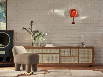 멜로우 벽 시계 - Red - Design House Stockholm | 디자인하우스스톡홀름