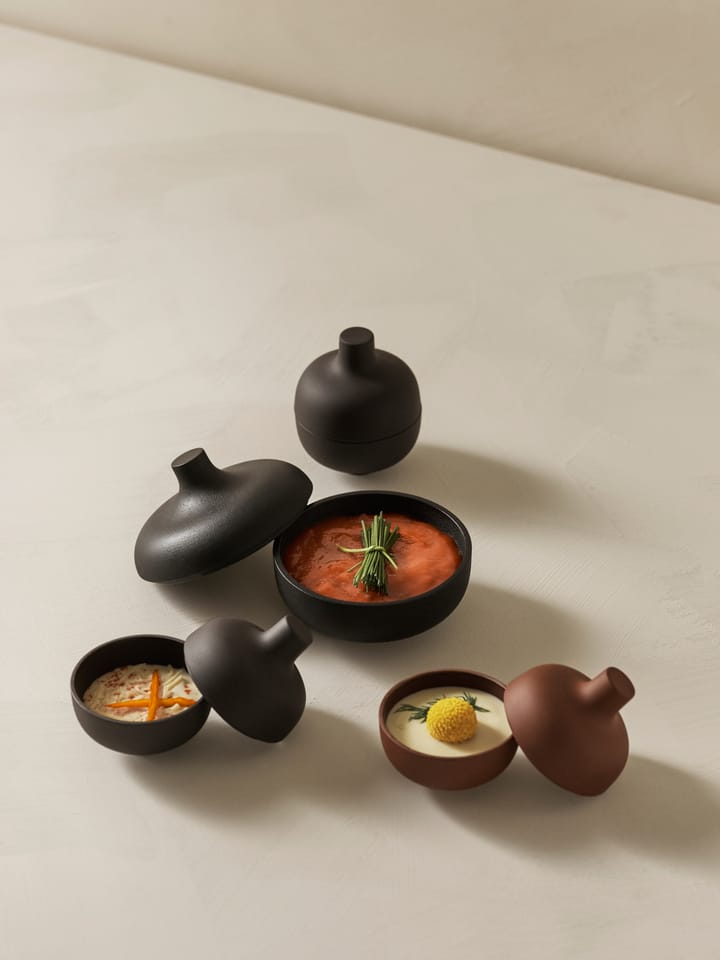 샌드 보울 & 덮개 S Ø8.2 cm, Red clay Design House Stockholm | 디자인하우스스톡홀름