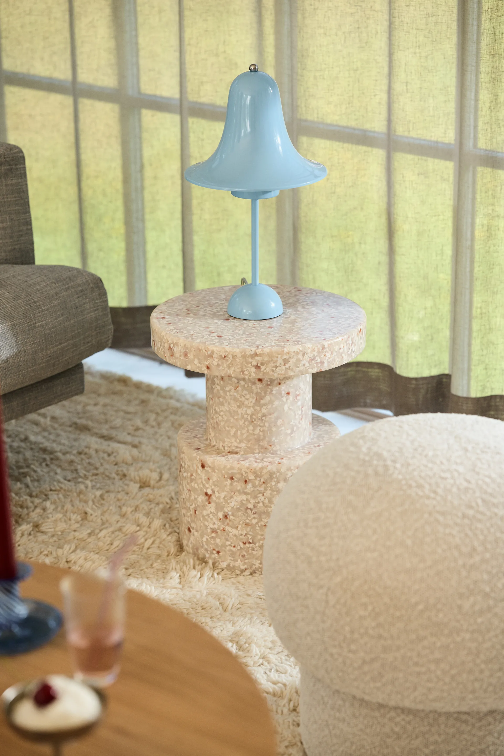 Uno 푸프 Ø50 cm, Cream Design House Stockholm | 디자인하우스스톡홀름