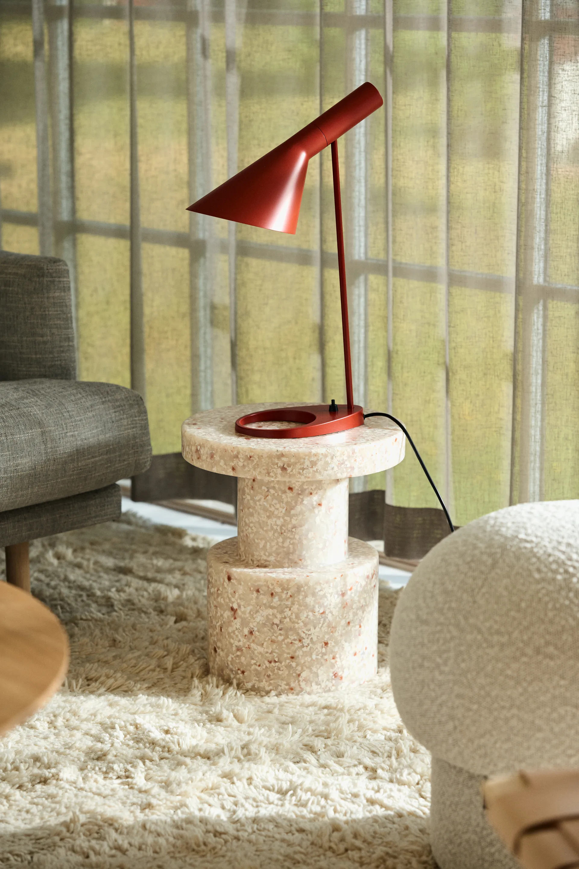 Uno 푸프 Ø50 cm, Cream Design House Stockholm | 디자인하우스스톡홀름