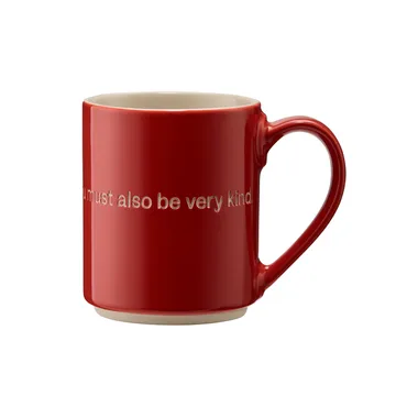 아스트리드 린드그렌 머그, which is very strong - red-English - Design House Stockholm | 디자인하우스스톡홀름