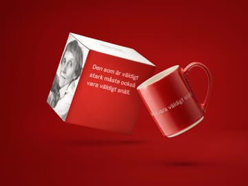 아스트리드 린드그렌 머그, which is very strong - red-swedish - Design House Stockholm | 디자인하우스스톡홀름