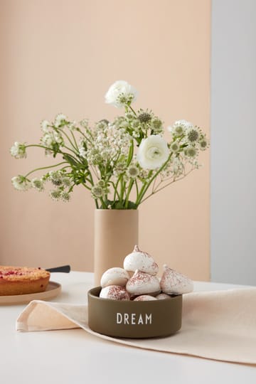 디자인레터스 스낵 보울 블 Ø12 cm - Dream-olive green - Design Letters | 디자인레터스