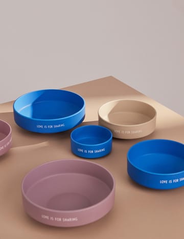 디자인레터스 스낵 보울 블 Ø12 cm - Love-cobalt blue - Design Letters | 디자인레터스