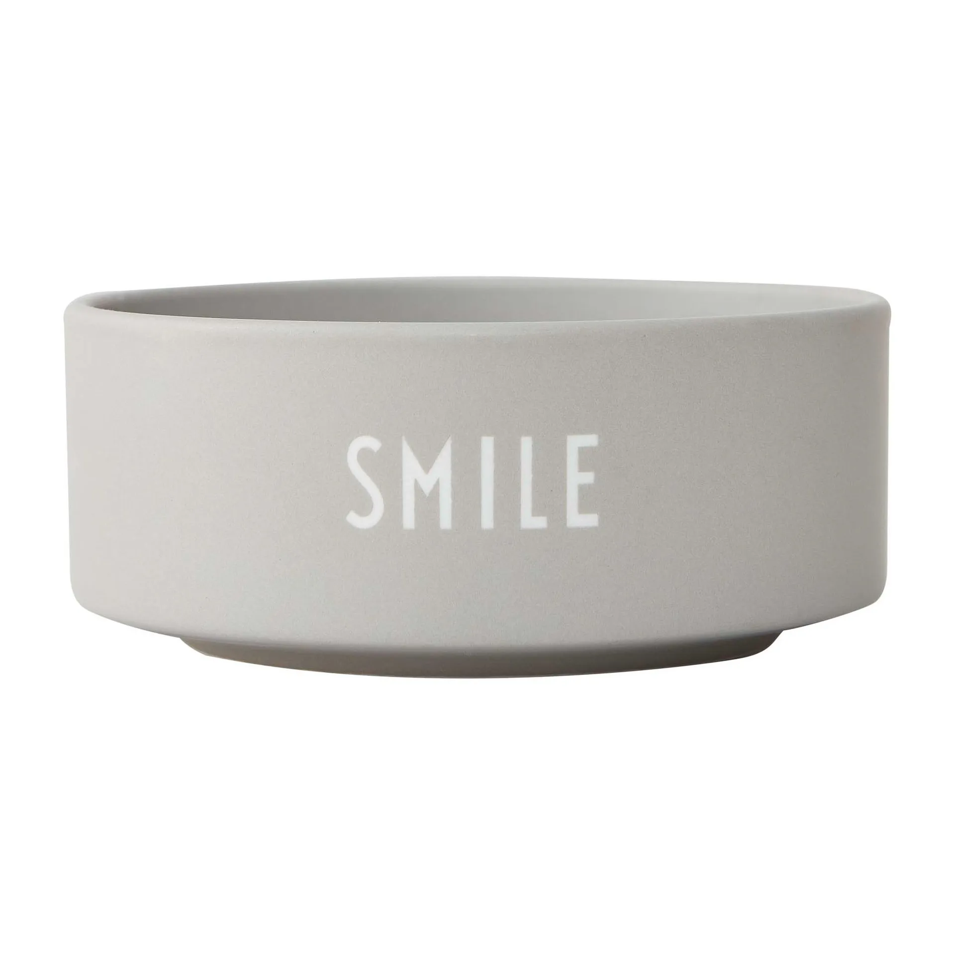 디자인레터스 스낵 보울 블 Ø12 cm, Smile-grey Design Letters | 디자인레터스