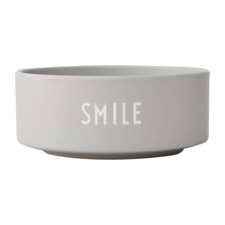 디자인레터스 스낵 보울 블 Ø12 cm - Smile-grey - Design Letters | 디자인레터스