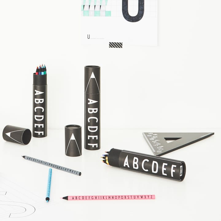 컬러 펜슬 - 15개 세트 - letters - Design Letters | 디자인레터스
