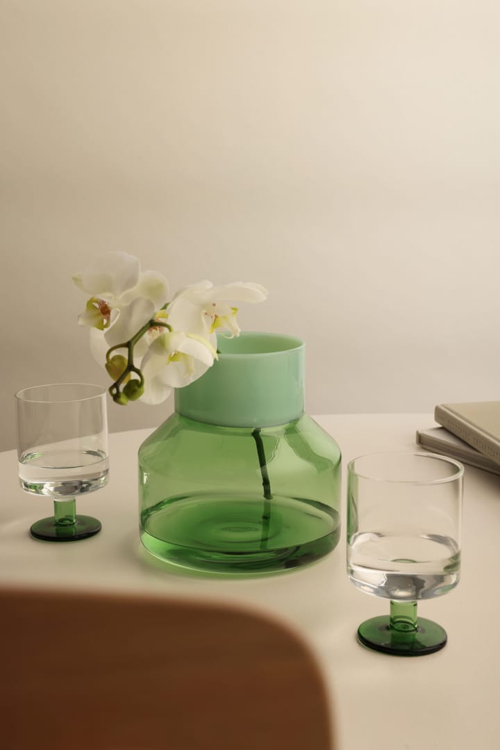 제너러스 화병 라지 Ø16.5 cm, Milky green-green Design Letters | 디자인레터스