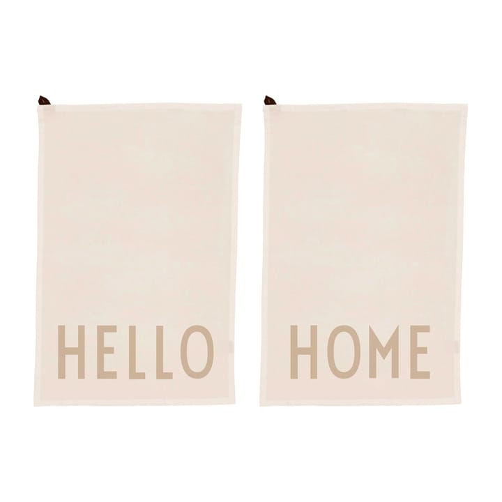 주방타올 페이보릿 2 피스 - Hello-home-off white - Design Letters | 디자인레터스