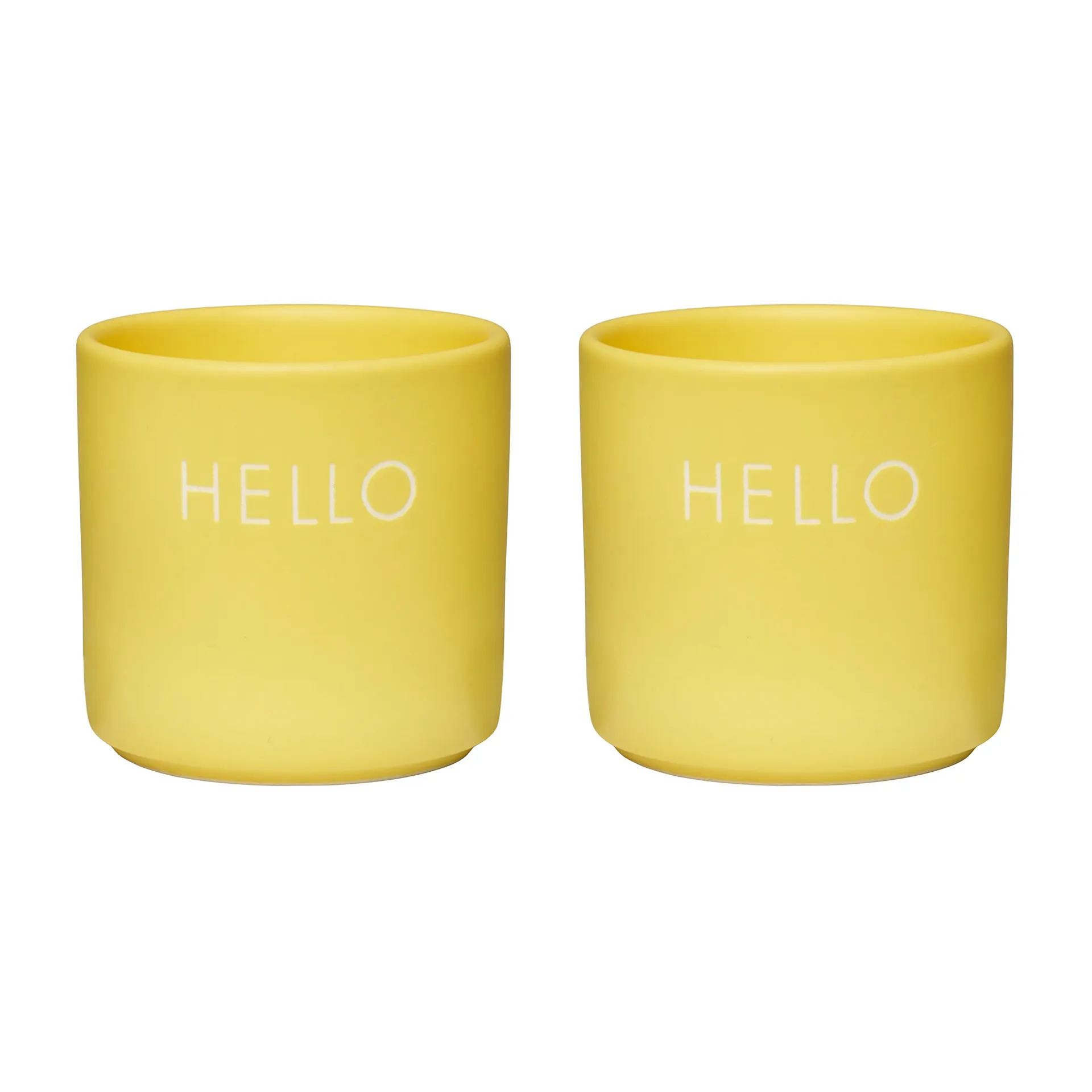 디자인레터스 에그 컵 2개 세트, Hello-yellow Design Letters | 디자인레터스