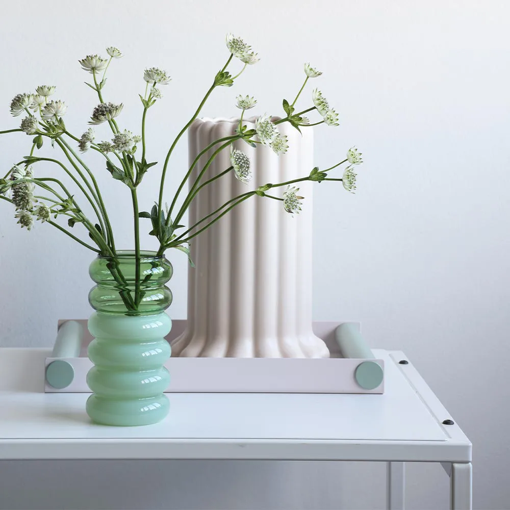 버블 2-in-1 화병 & 캔들홀더 13.5 cm, Green Design Letters | 디자인레터스