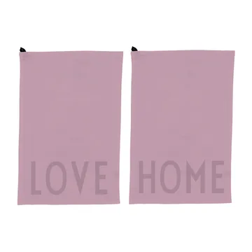디자인레터스 주방타올 페이보릿 2 피스 - Love-home-lavender - Design Letters | 디자인레터스