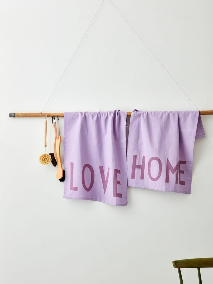 주방타올 페이보릿 2 피스 - Love-home-lavender - Design Letters | 디자인레터스