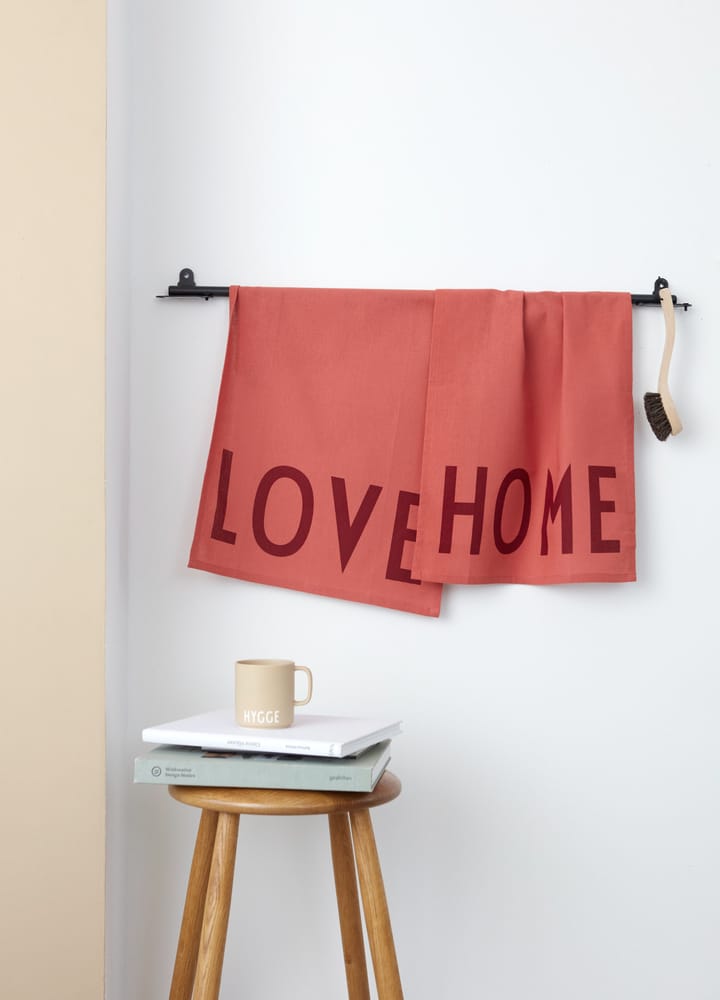 주방타올 페이보릿 2 피스 - Love-home-terracotta - Design Letters | 디자인레터스