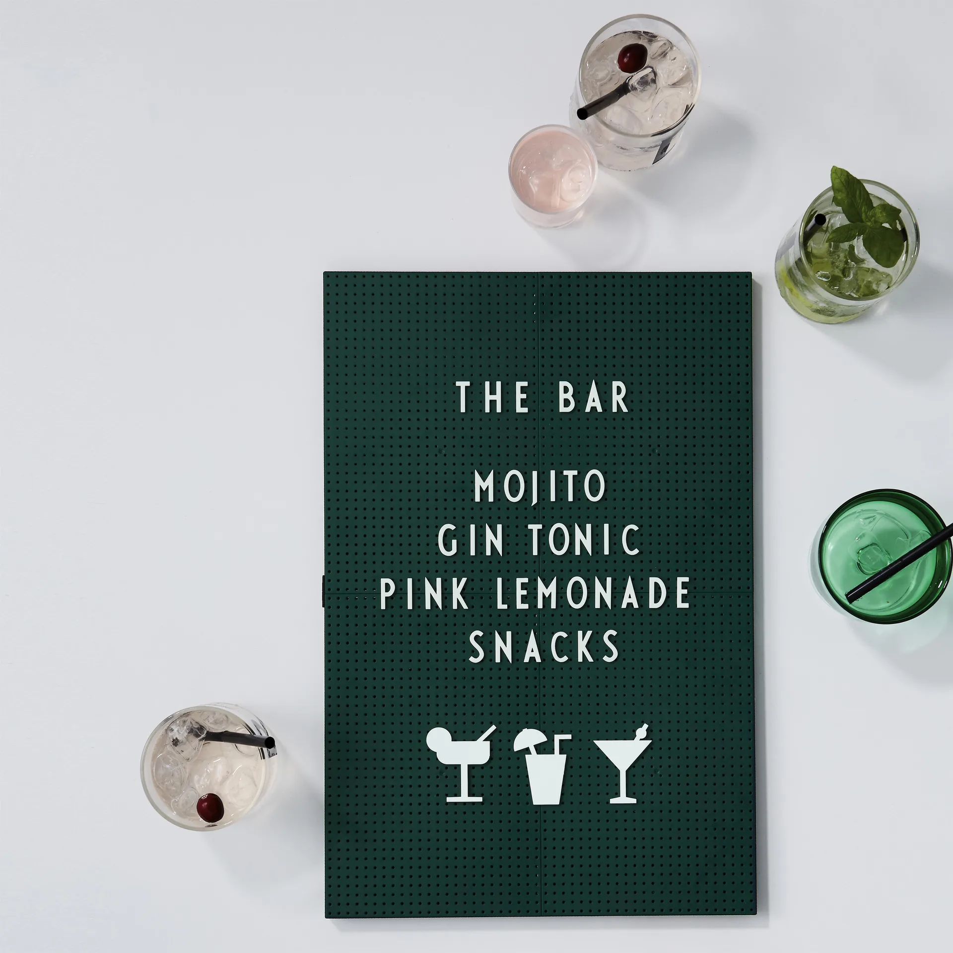 파티 아이콘 투 레터보드 20 피스, black Design Letters | 디자인레터스