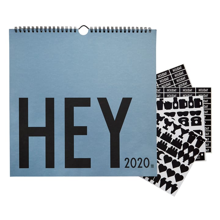 벽걸이 캘린더 2020, Blue Design Letters | 디자인레터스